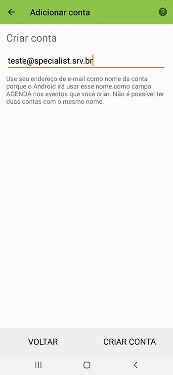 Conf de CalDav no Android – Parte 5 Conf de CalDav no Android – Parte 5